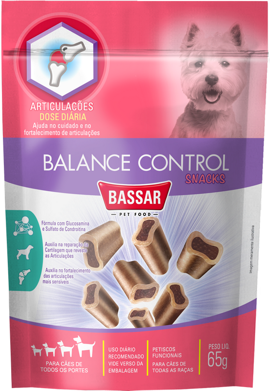 Petisco Funcional Articulações Balance Control - Bassar Pet Food